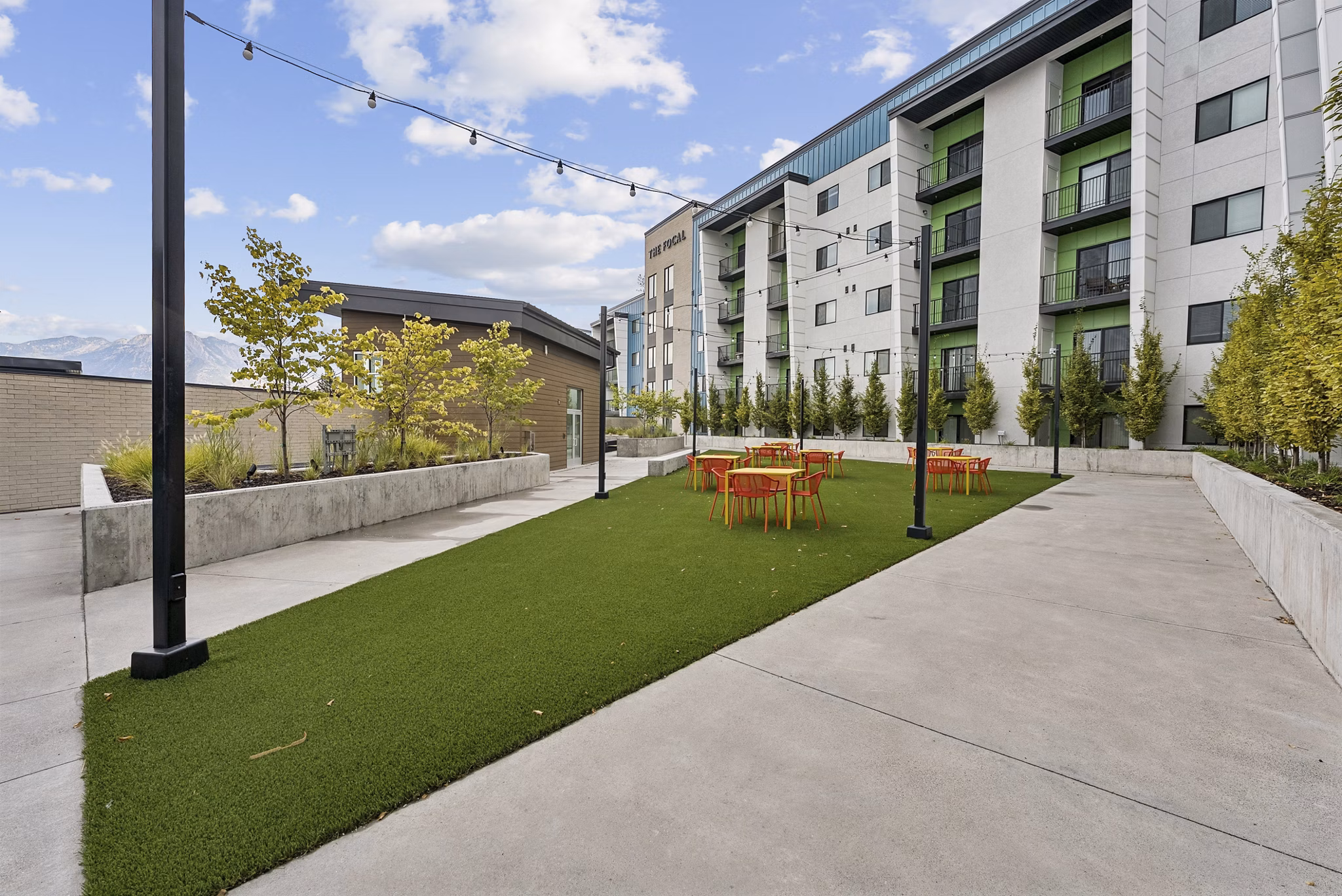 patio at The Focal Apartments Apartments