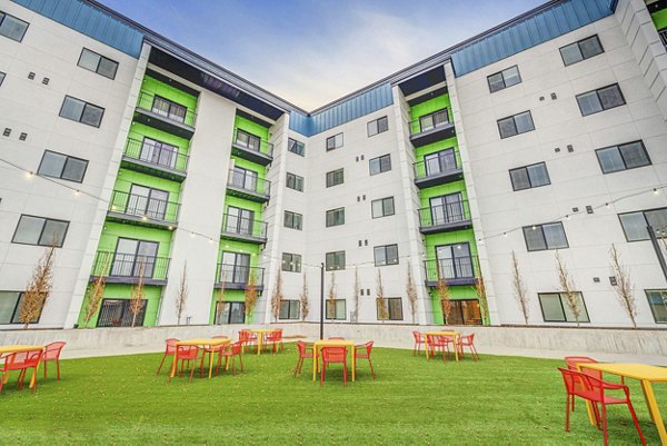 patio at The Focal Apartments