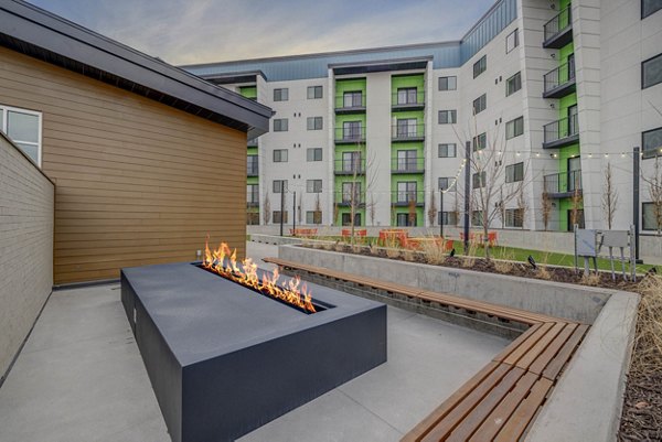 fire pit at The Focal Apartments