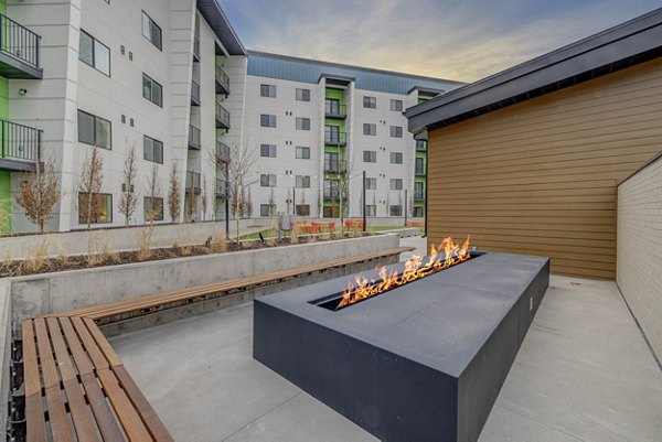 fire pit at The Focal Apartments