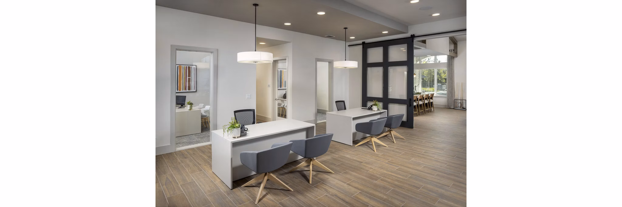 home office at Prose Park View Apartments