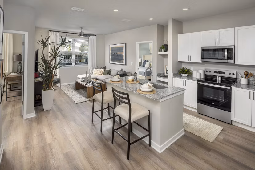 kitchen at Prose Park View Apartments