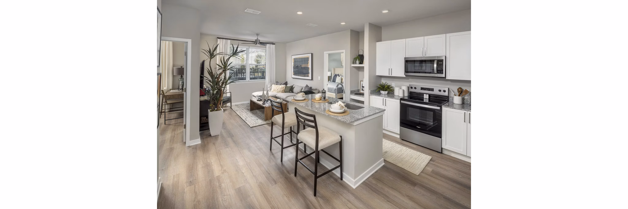 kitchen at Prose Park View Apartments