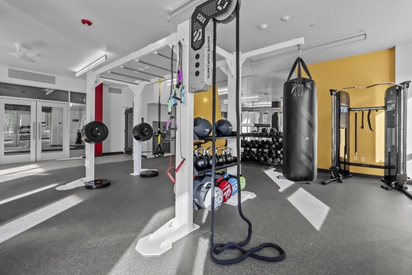 fitness center at Arcadia by Alta Apartments