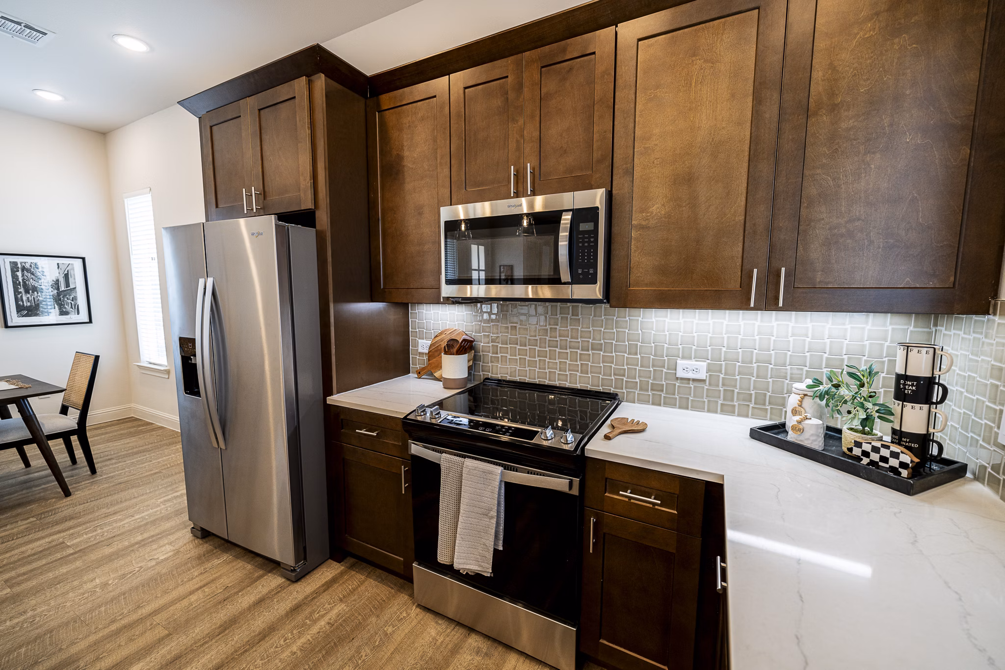 kitchen at Mirella Apartments
