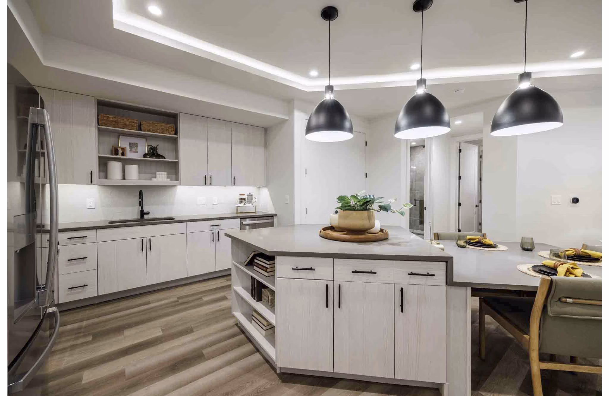kitchen at The Bouldin Apartments