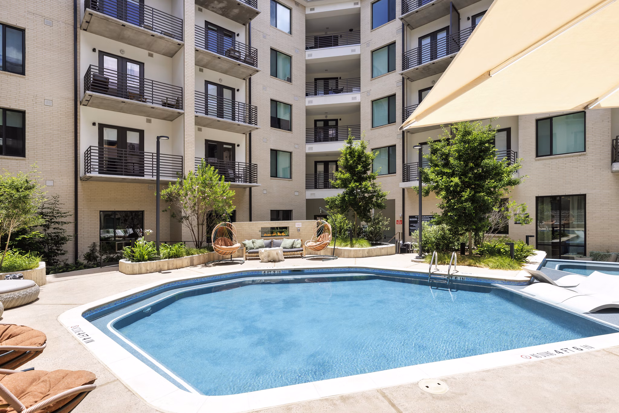 pool at The Bouldin Apartments 