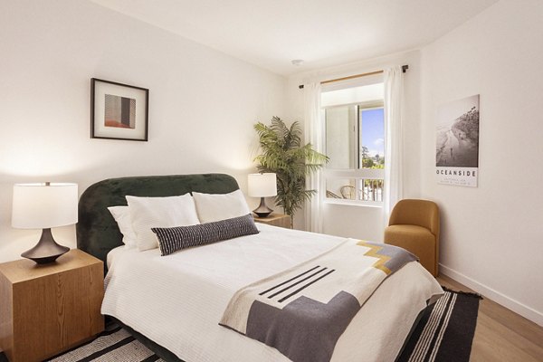 bedroom at Alta Oceanside Apartments