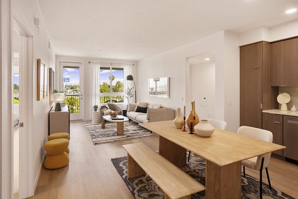 dining room at Alta Oceanside Apartments