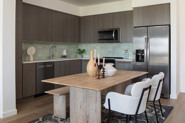 kitchen at Alta Oceanside Apartments