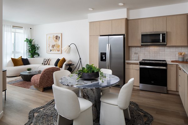 living room at Alta Oceanside Apartments