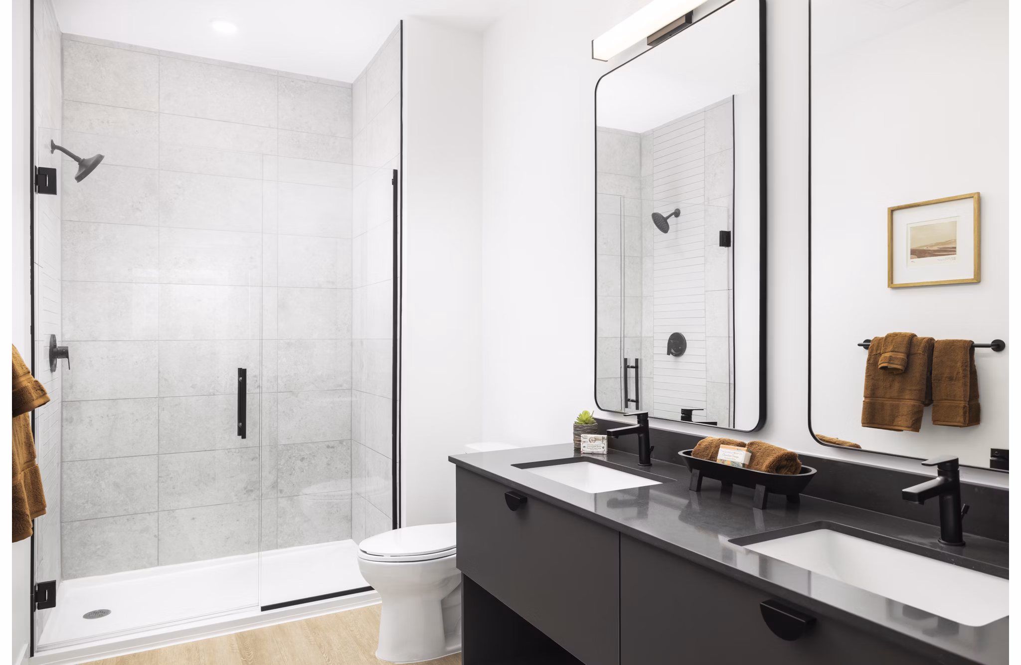 bathroom at Wilder Apartments