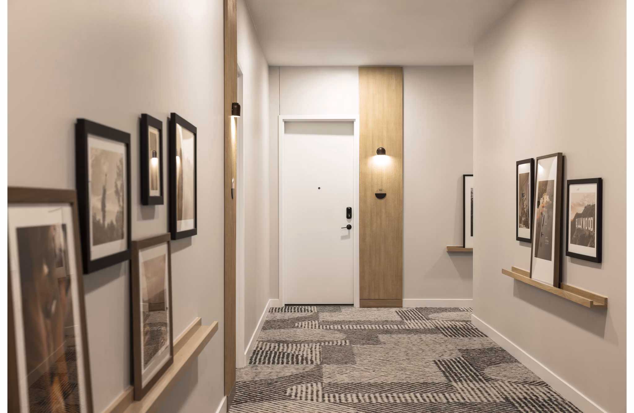 living room at Wilder Apartments