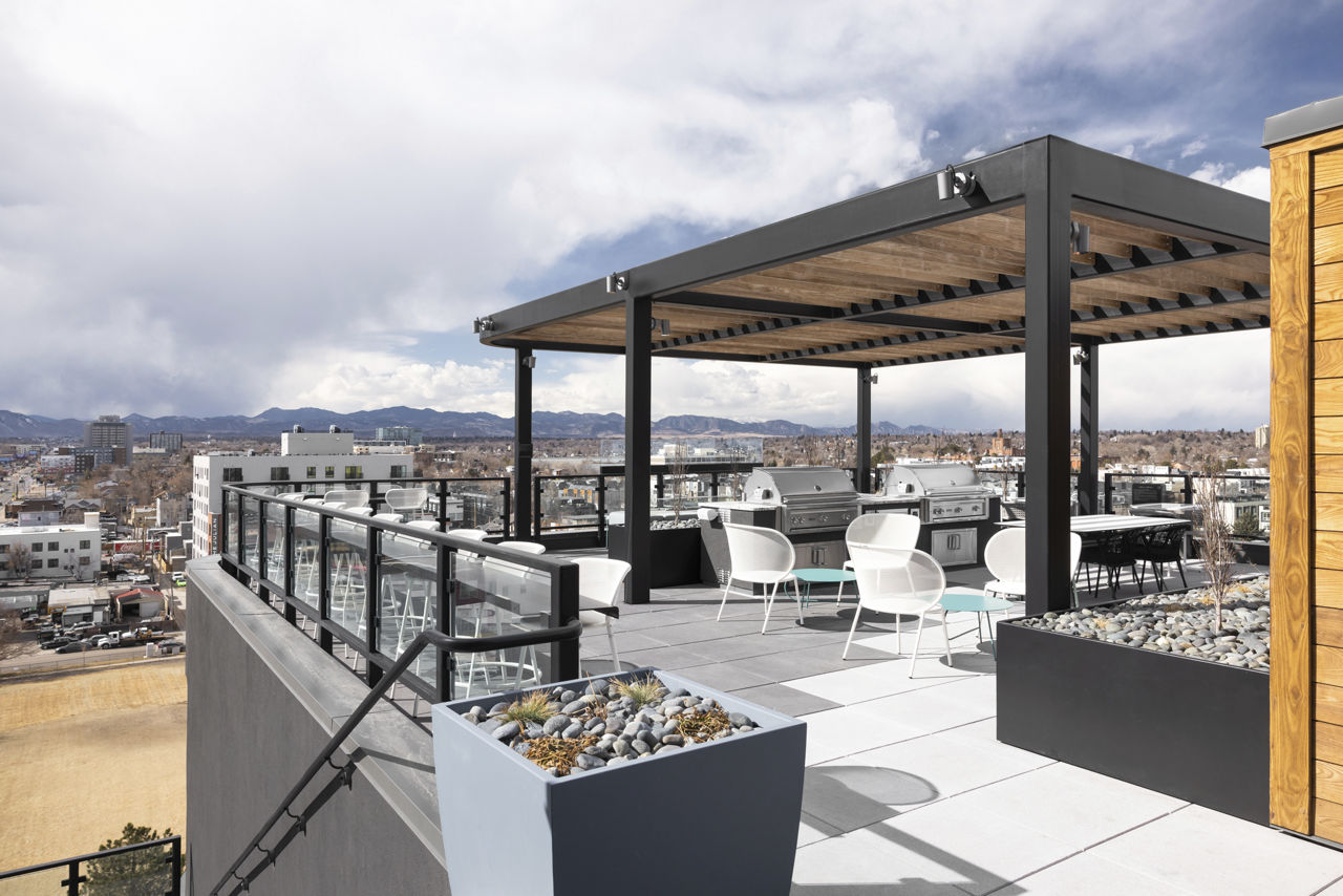 Grill area at Wilder