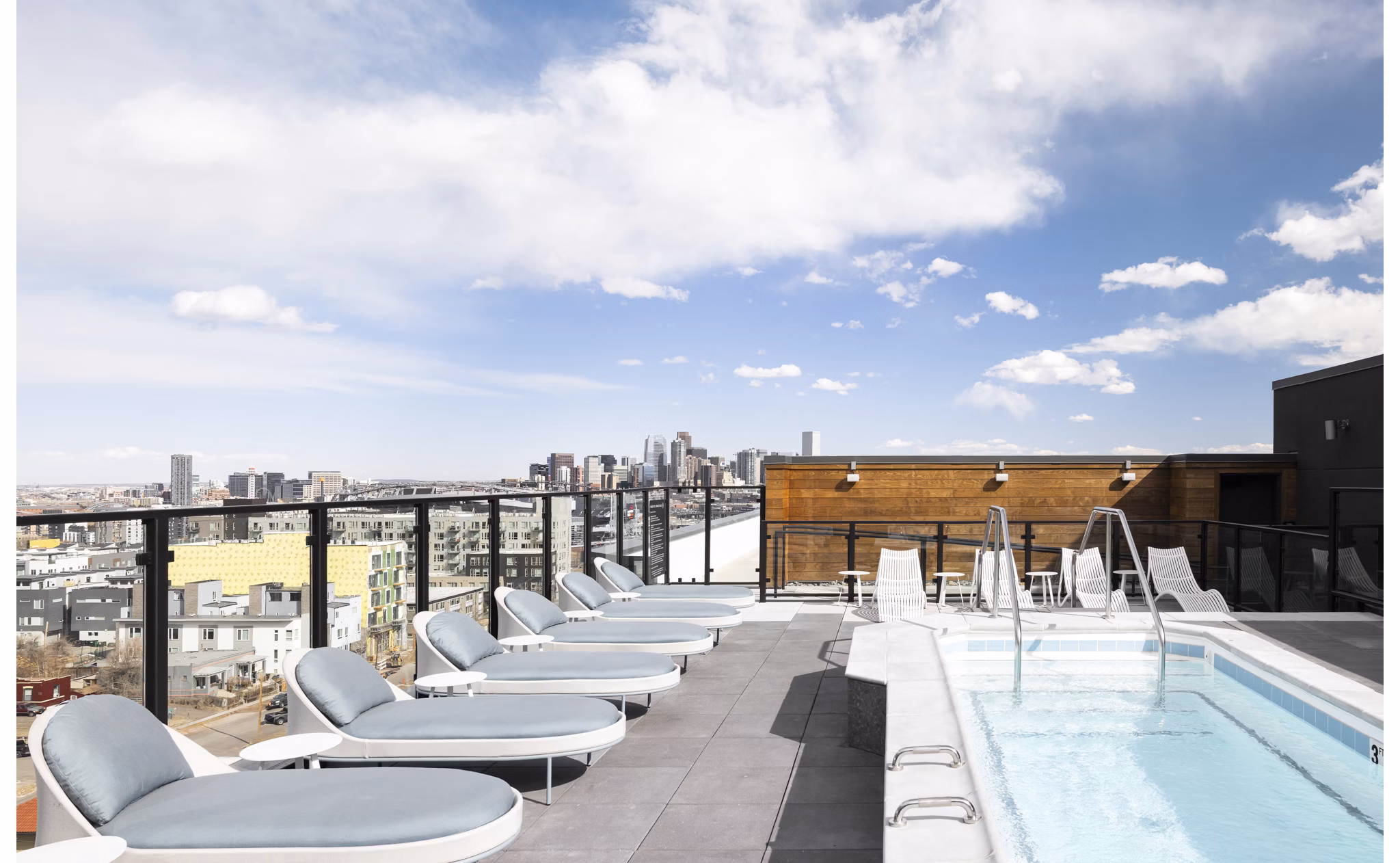 pool at Wilder Apartments