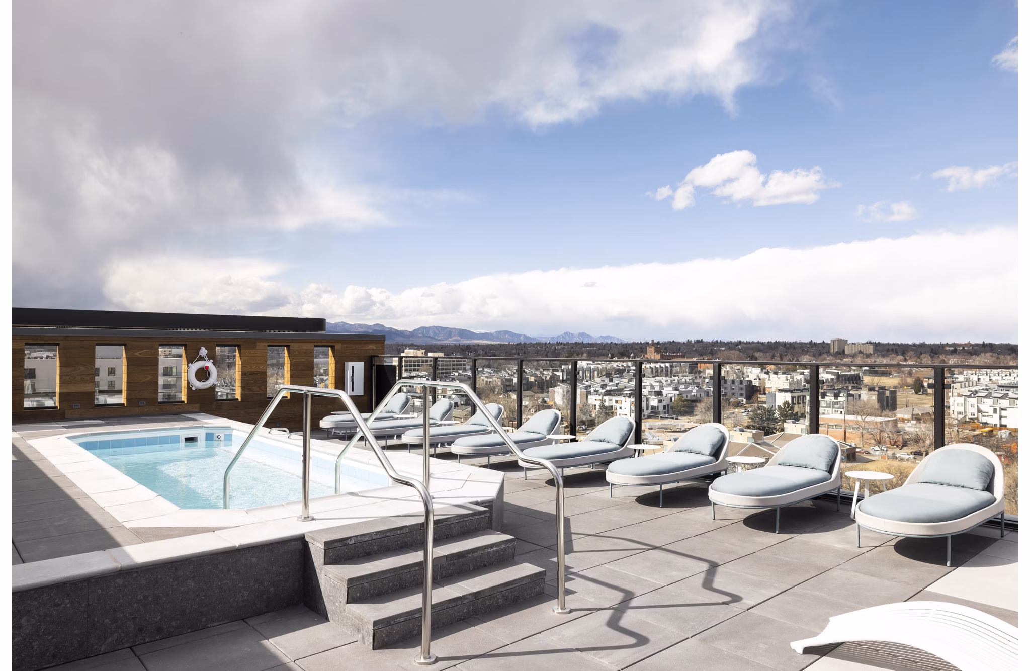 pool at Wilder Apartments