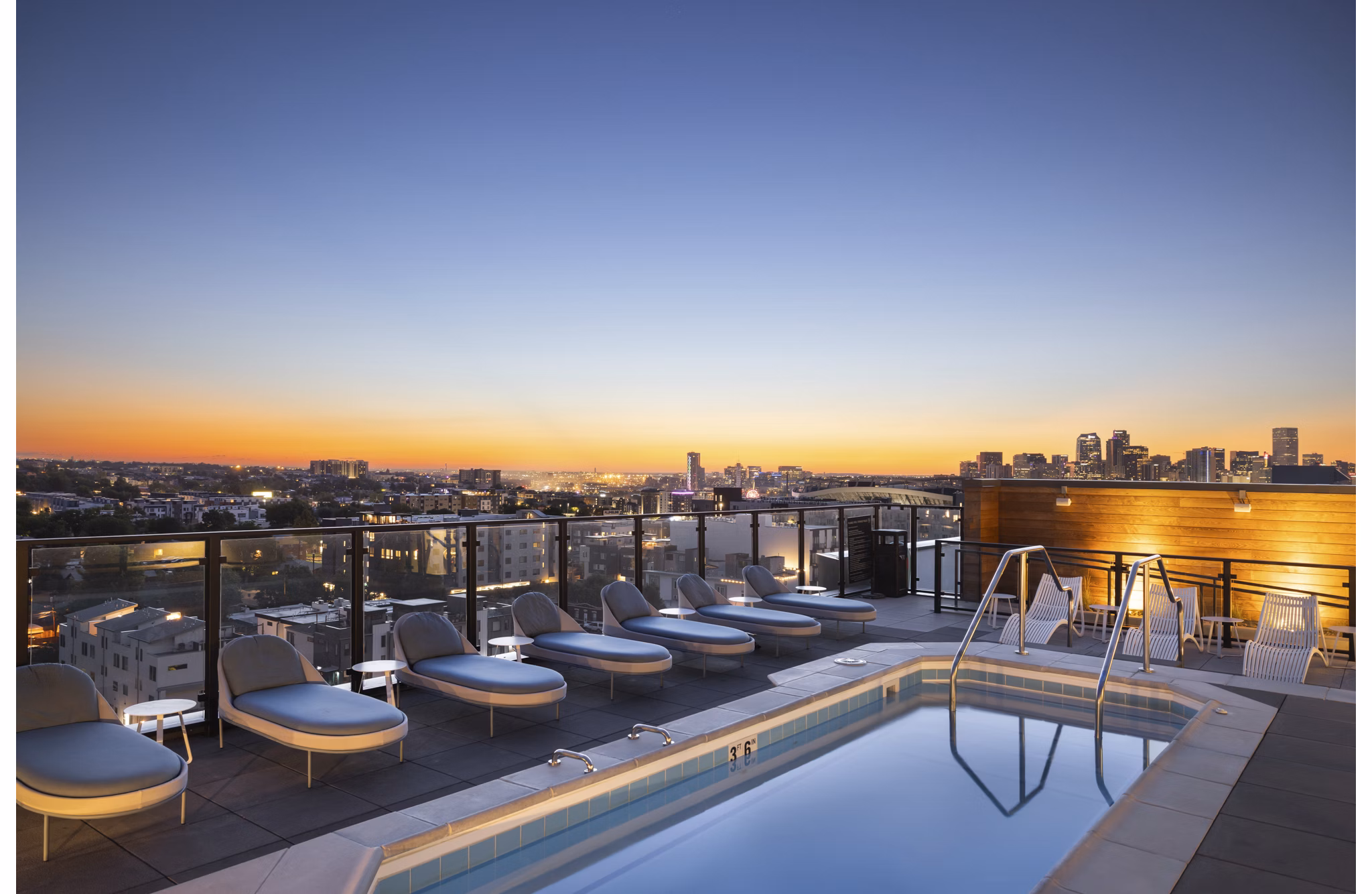 pool at Wilder Apartments