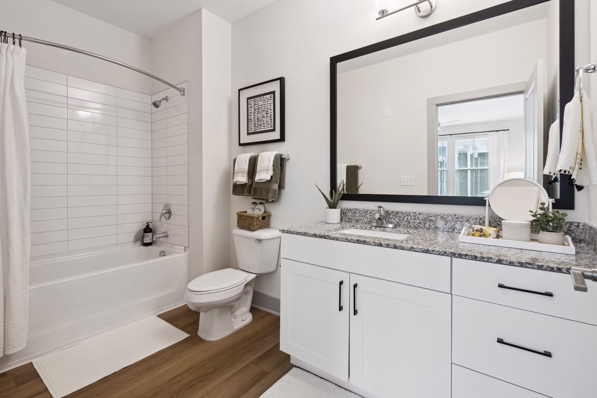 bathroom t The Isley at Windsor Hill Apartments 