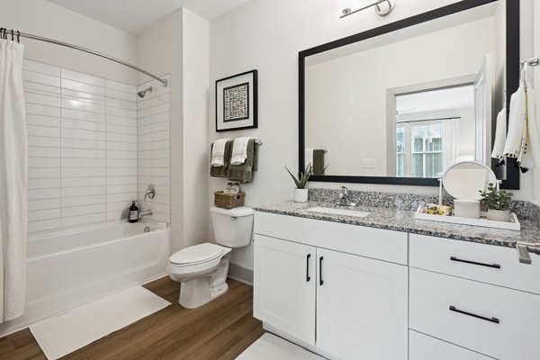 bathroom t The Isley at Windsor Hill Apartments 