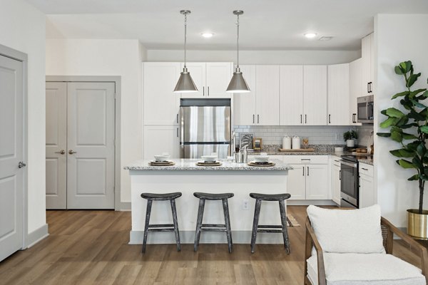 kitchen at The Isley at Windsor Hill Apartments 