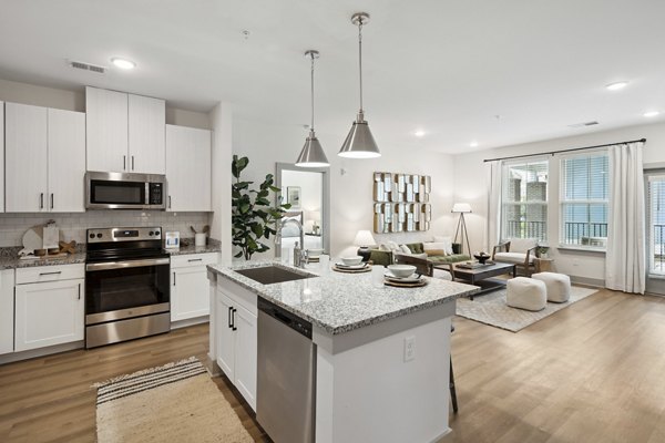 kitchen at The Isley at Windsor Hill Apartments 