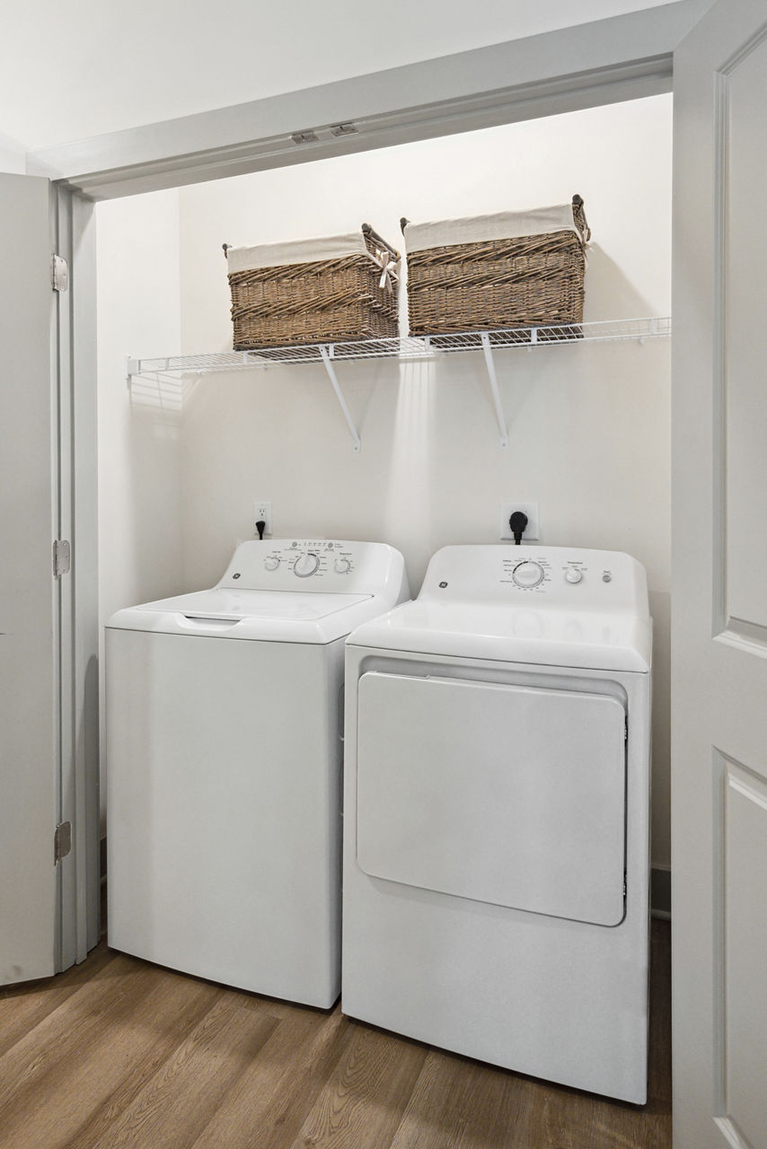 Laundry room at The Isley At Windsor Hill