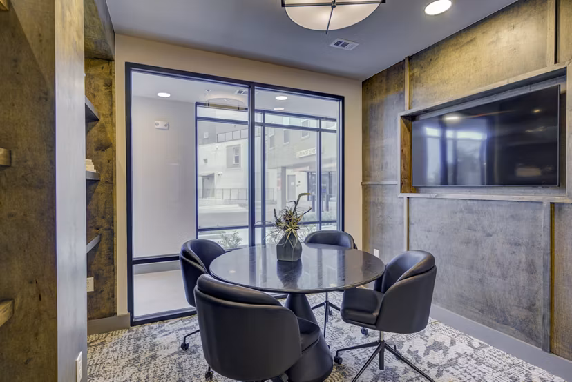 clubhouse at Alexan Rivercrest Apartments 