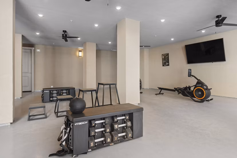 fitness center at Bask Deer Valley Apartments