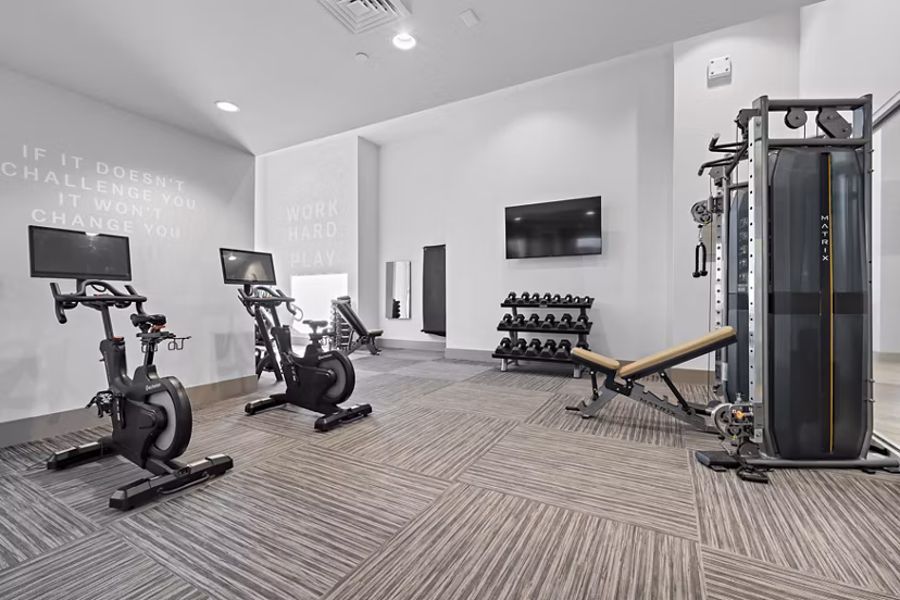 fitness center at Bask Deer Valley Apartments