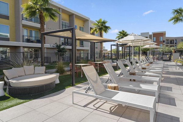 patio at Bask Deer Valley Apartments