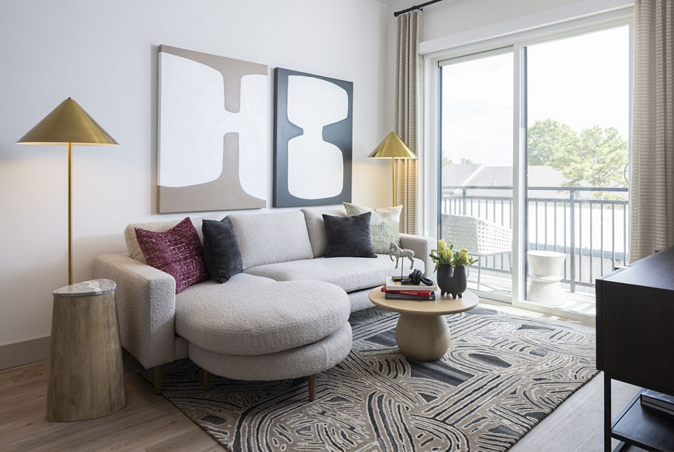 living room at Emeline Heights, a Broadstone Community Apartments