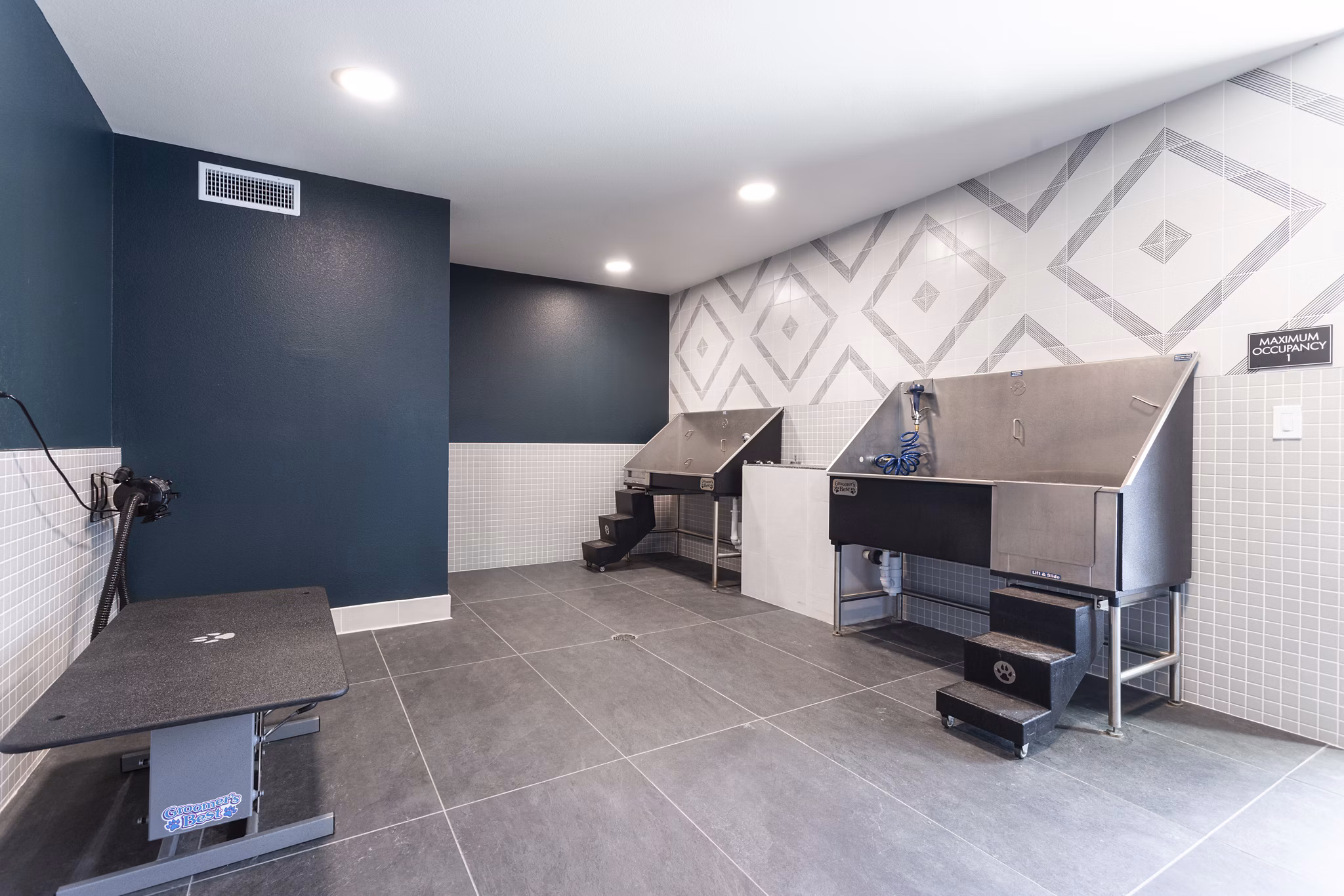 dog wash station at Emeline Heights, a Broadstone Community Apartments