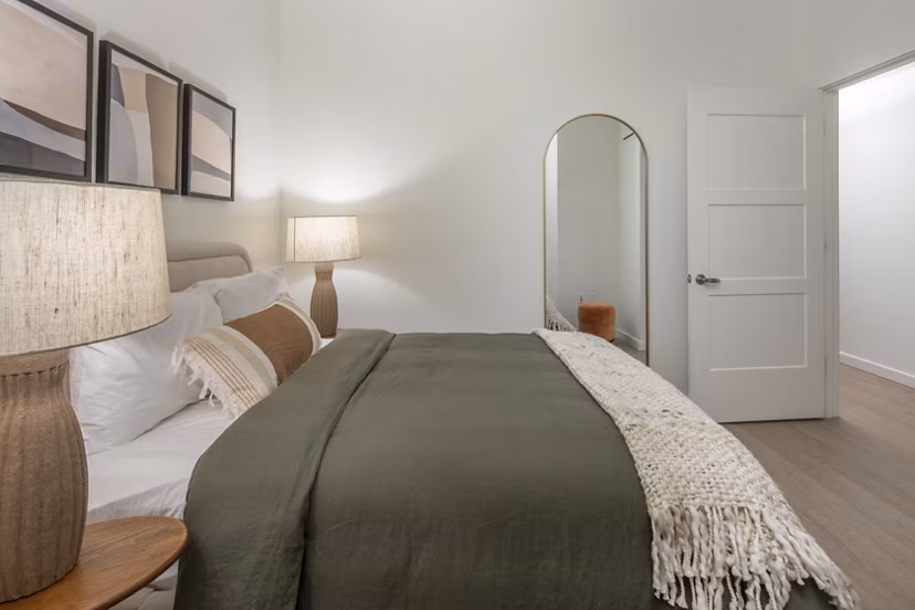 bedroom at Willow Apartments