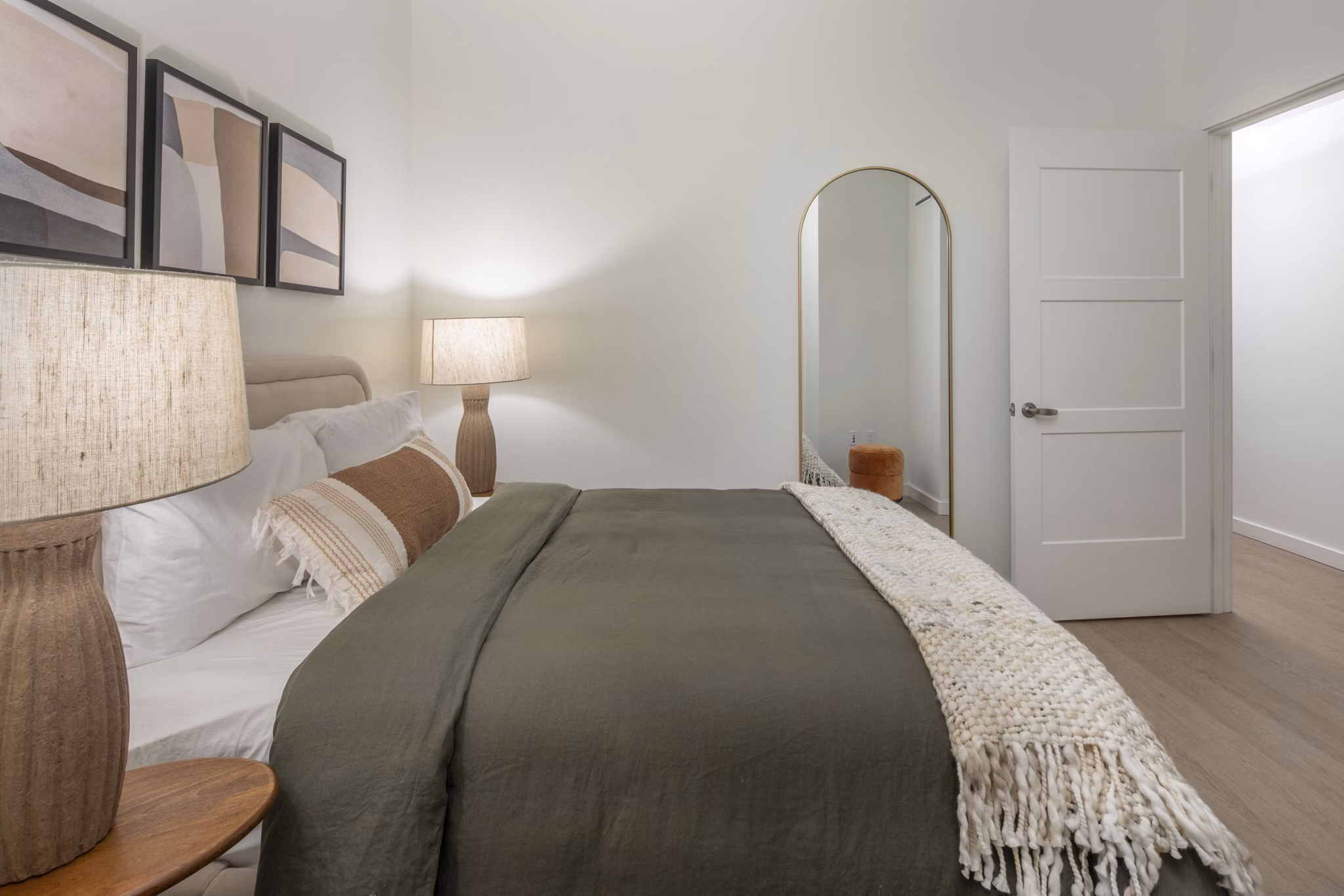 bedroom at Willow Apartments
