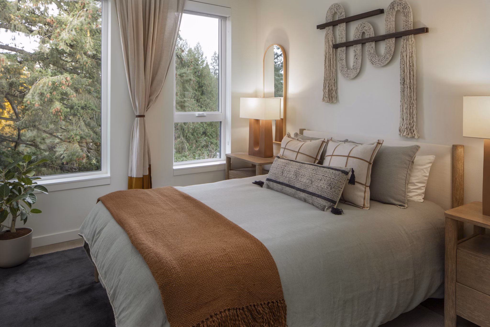 bedroom at Willow Apartments