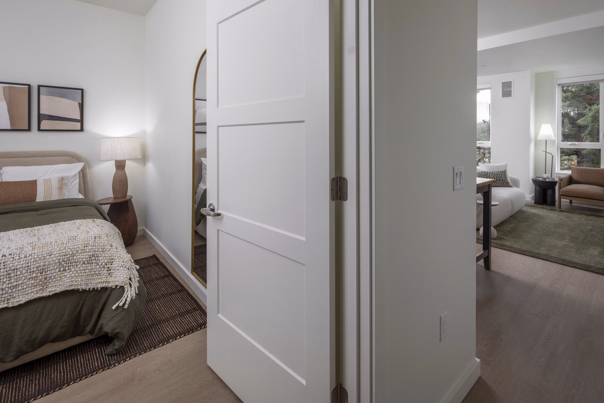 bedroom at Willow Apartments