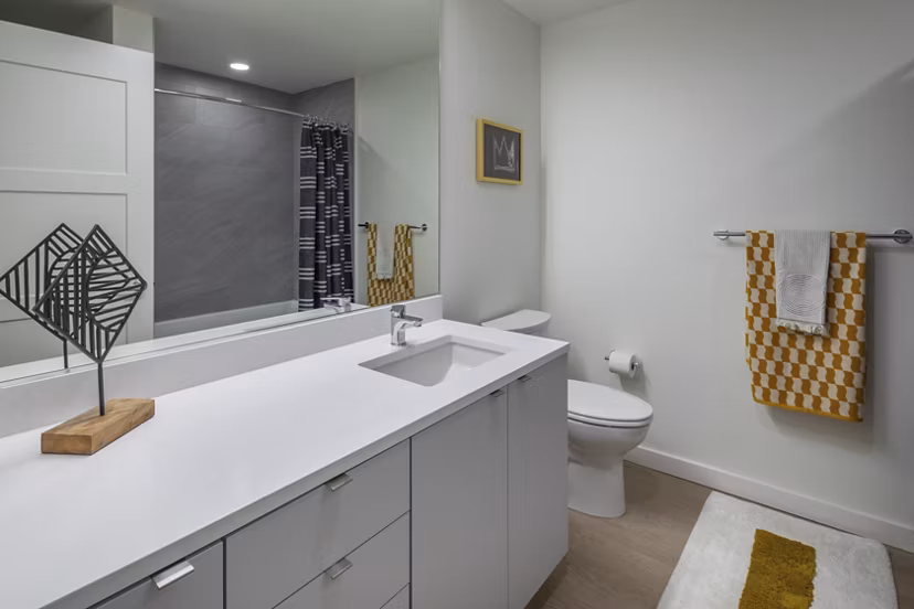 bathroom at Willow Apartments