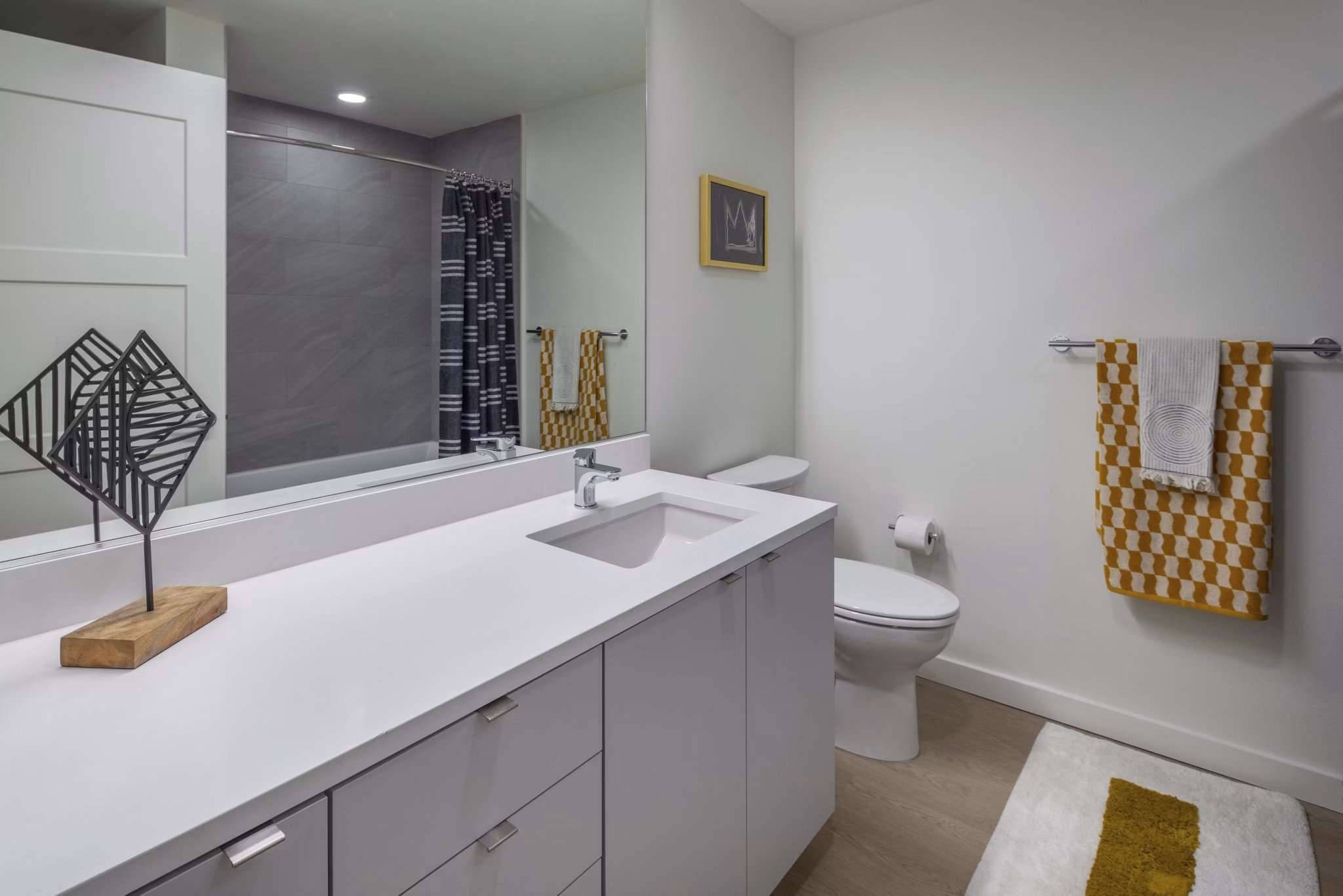 bathroom at Willow Apartments
