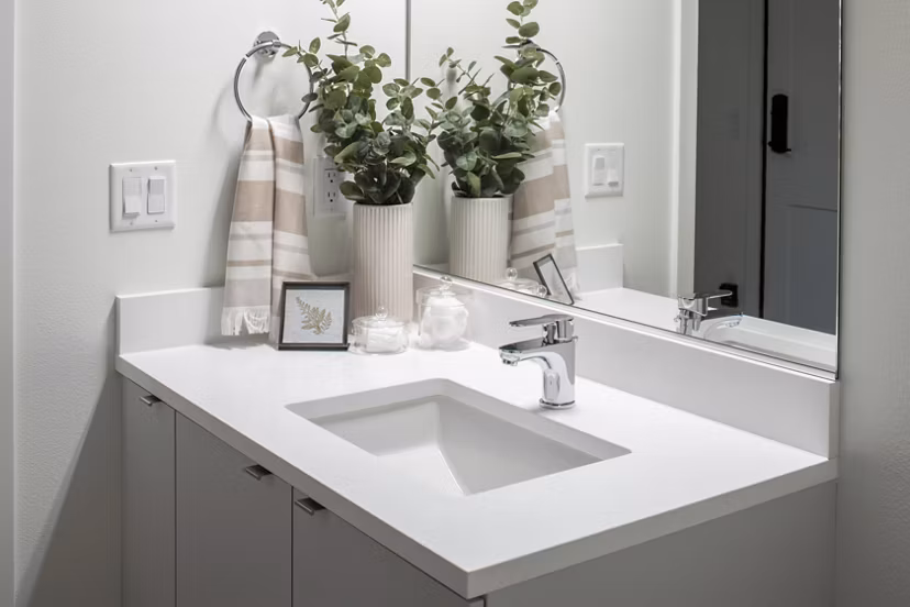 bathroom at Willow Apartments