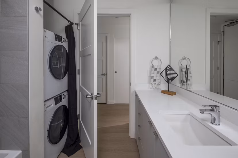 laundry facility at Willow Apartments