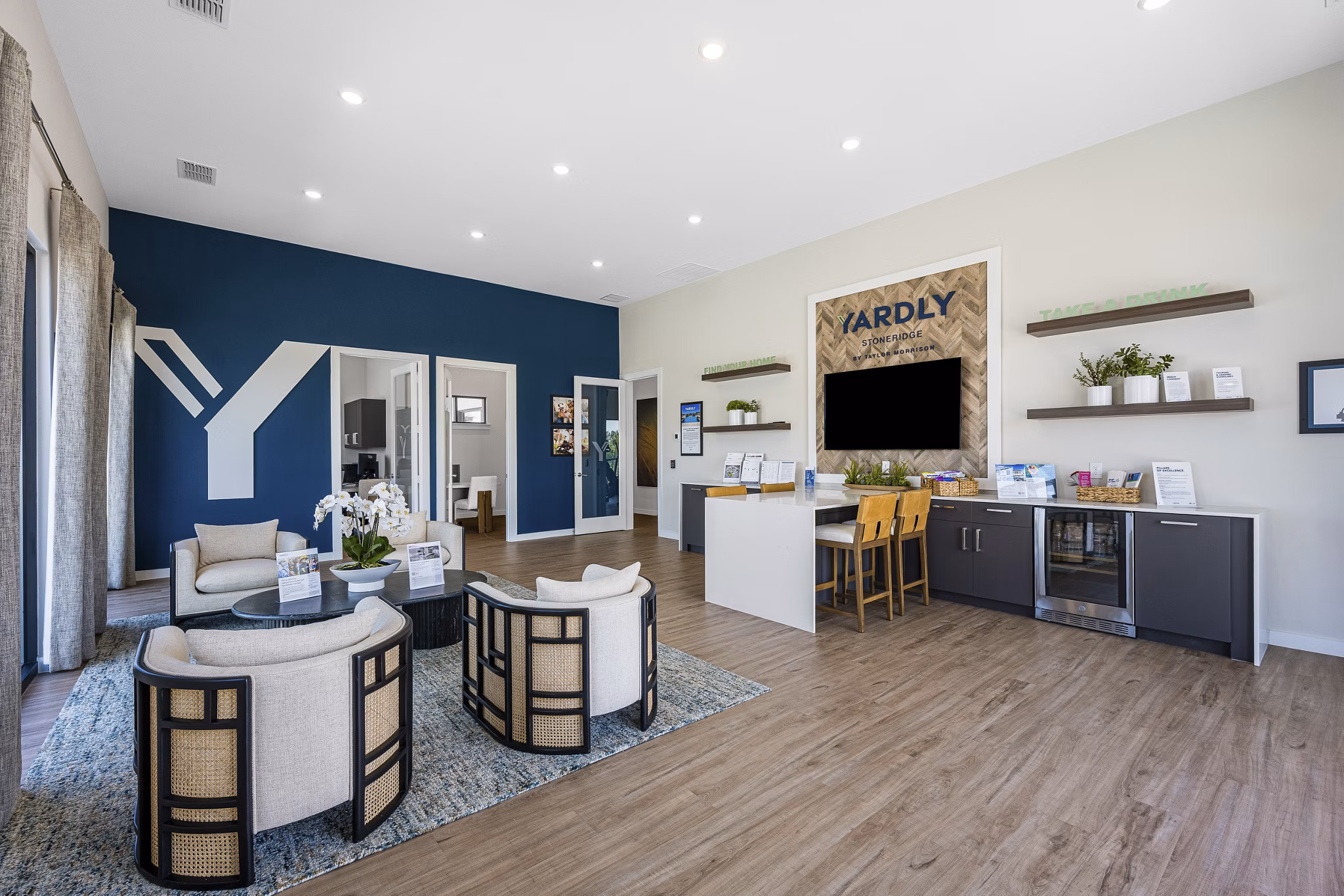 clubhouse at Yardly Stoneridge Apartments