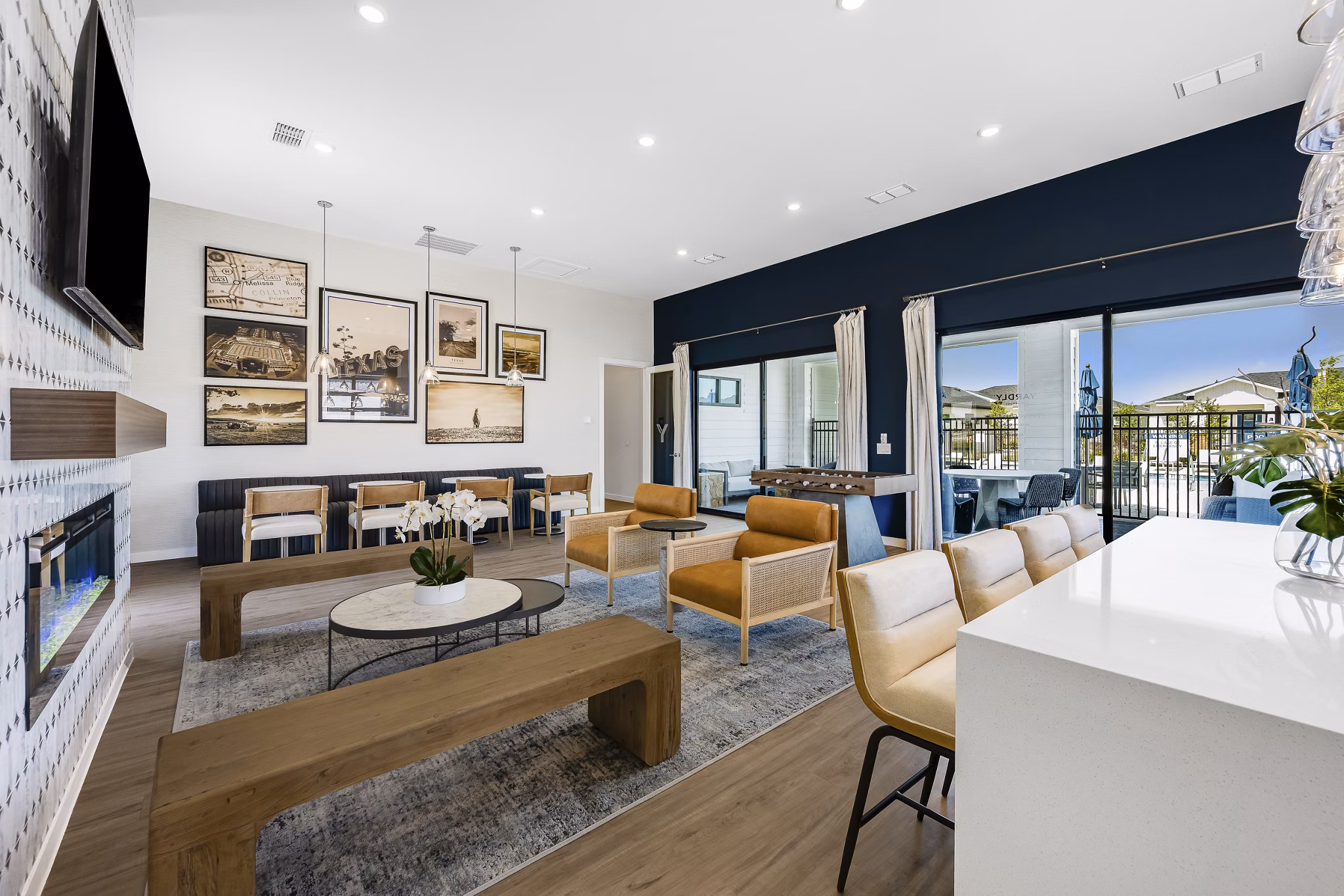 clubhouse at Yardly Stoneridge Apartments