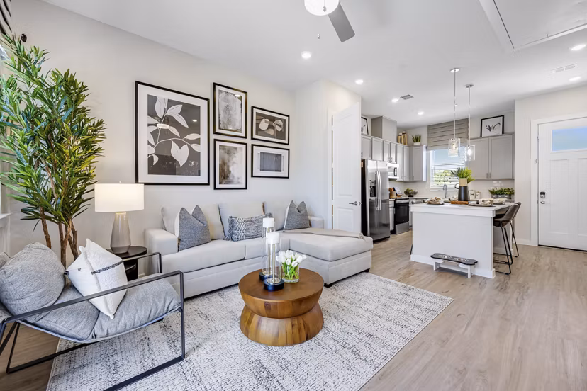living room at Yardly Stoneridge Apartments