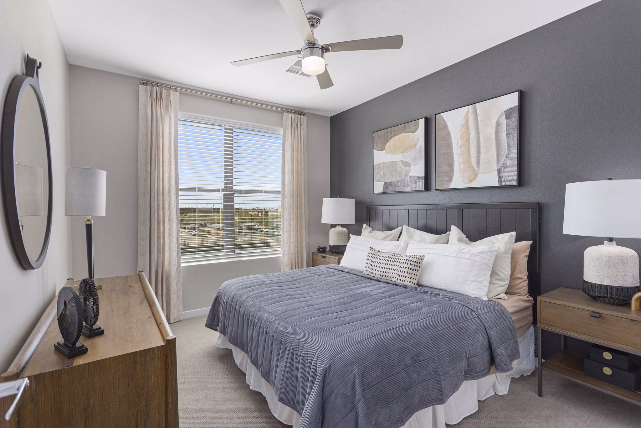 bedroom at Alta Rise Apartments