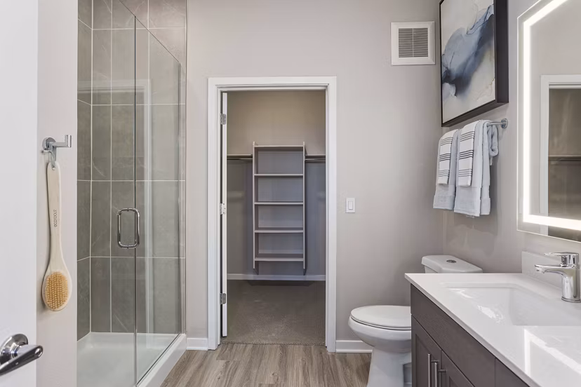 bathroom at Alta Rise Apartments