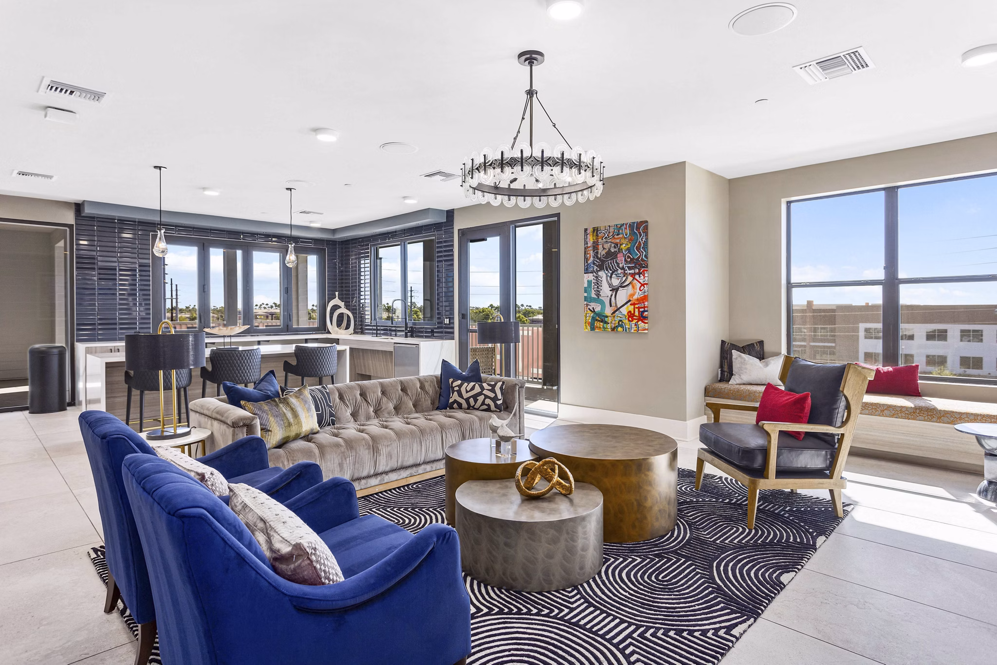 clubhouse at Alta Rise Apartments