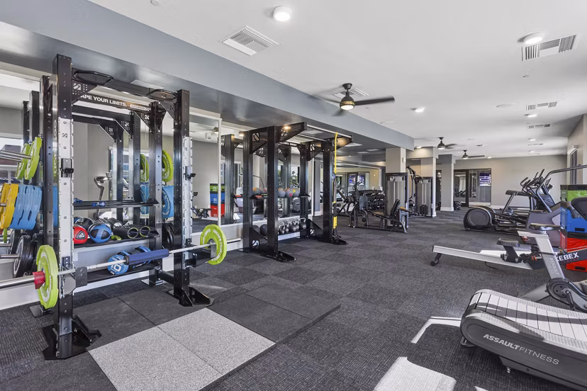 fitness center at Alta Rise Apartments