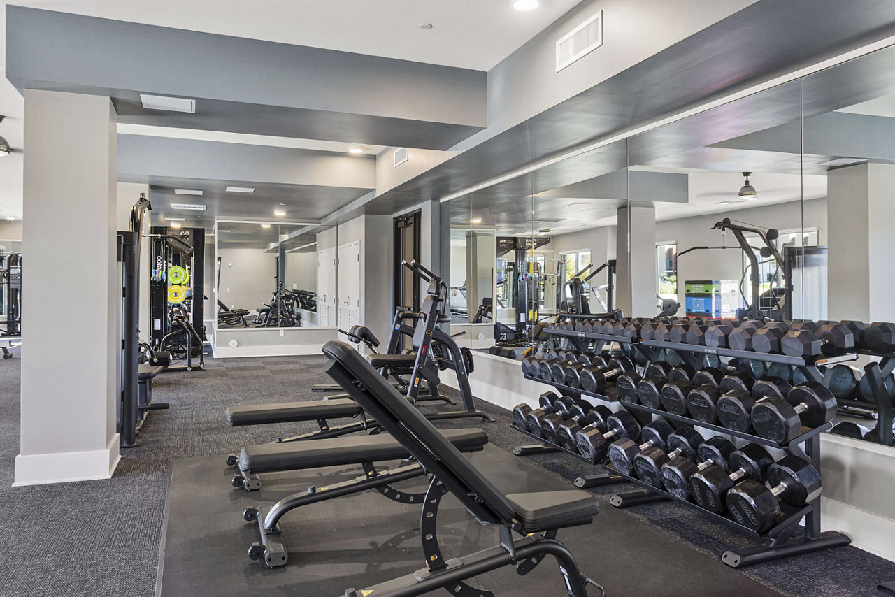 Gym at Luma Rise (5 of 6)