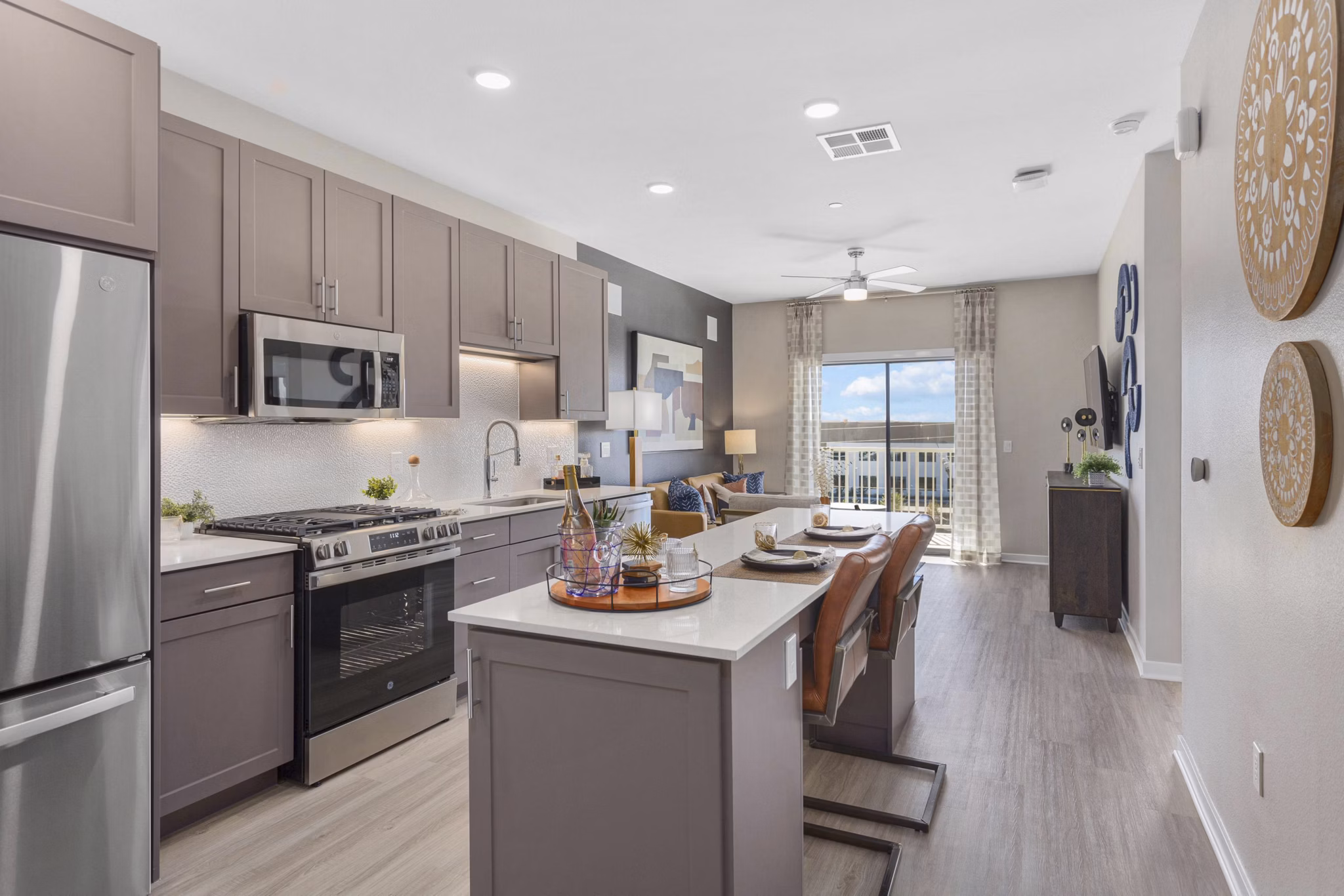 kitchen at Alta Rise Apartments