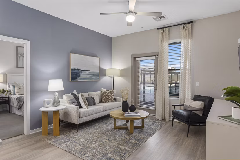 living room at Alta Rise Apartments
